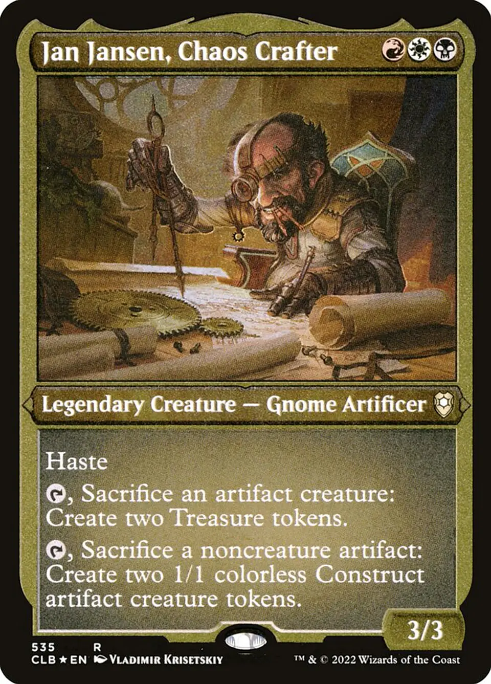Jan Jansen, Chaos Crafter (Etched) | Español | NM | CLB 1