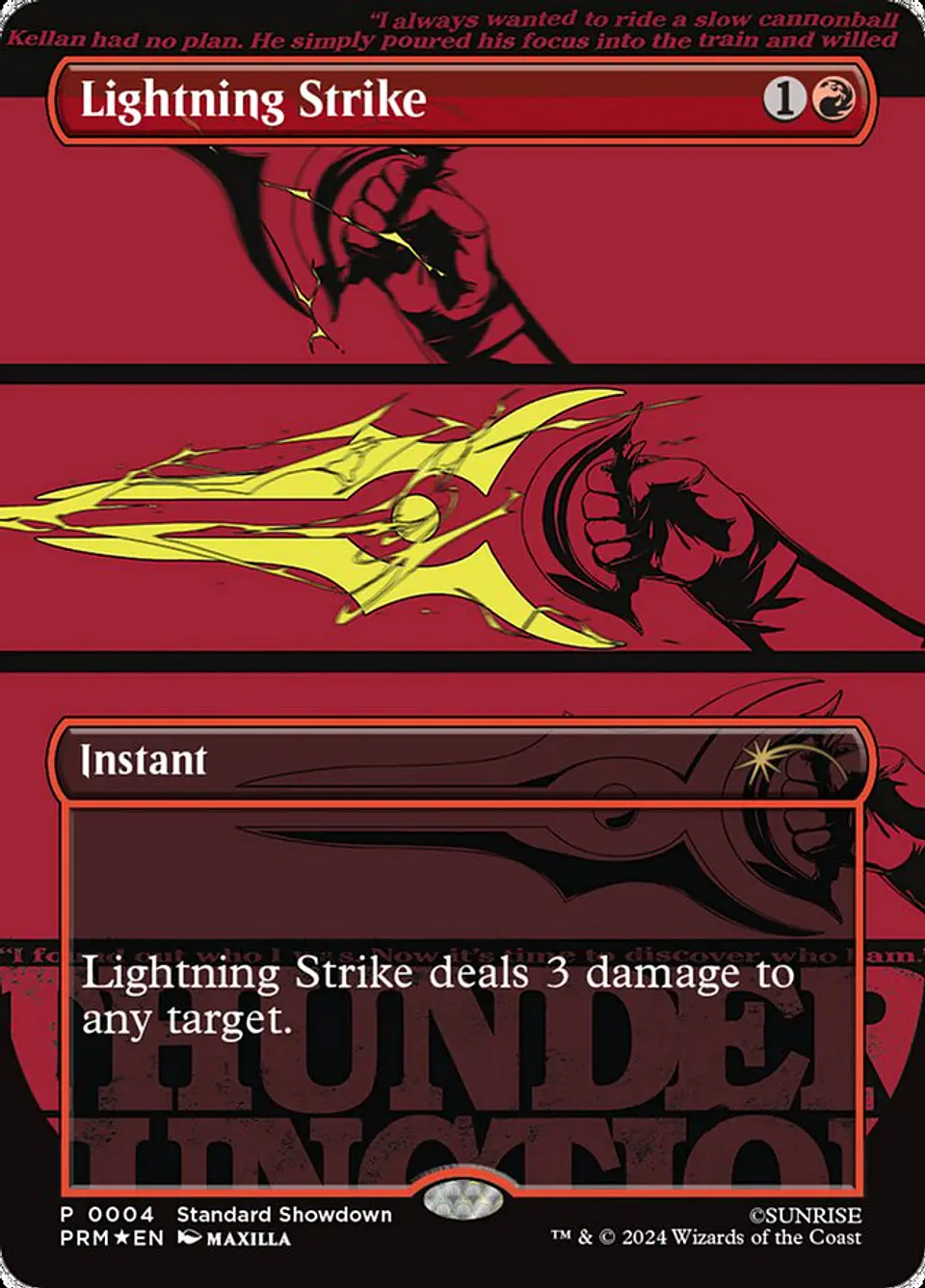 Lightning Strike (Borderless foil) | Inglés | NM | PCBB 1