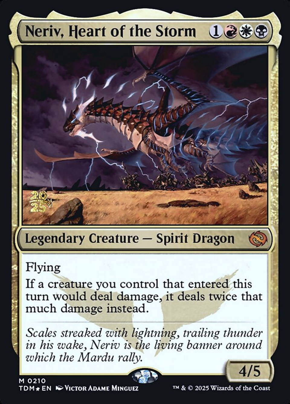 Neriv, Heart of the Storm (Launch foil) | Español | NM | PTDM 1