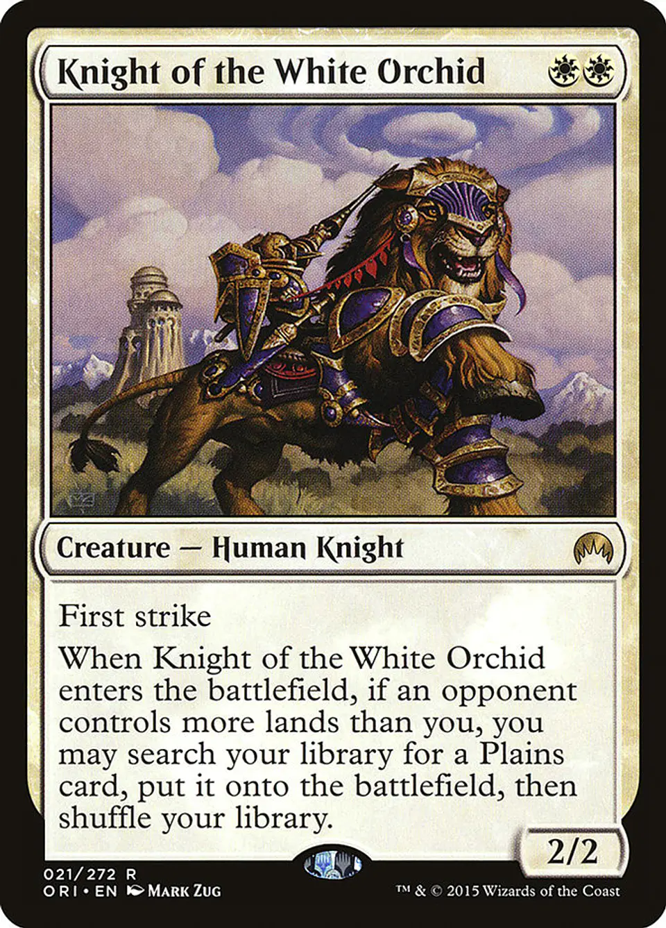 Knight of the White Orchid | Inglés | EX | ORI 1