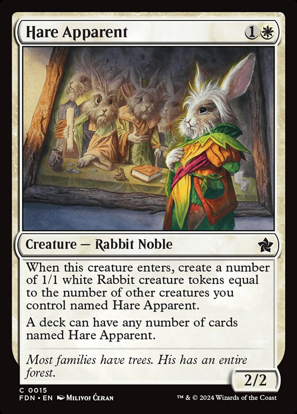 Hare Apparent (foil) | Español | NM | FDN 1