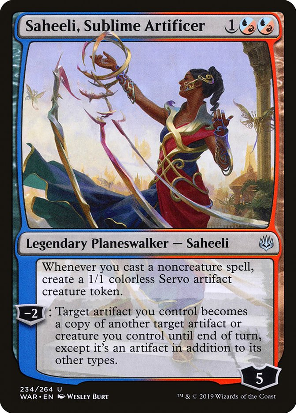 Saheeli, Sublime Artificer | Inglés | EX | WAR 1