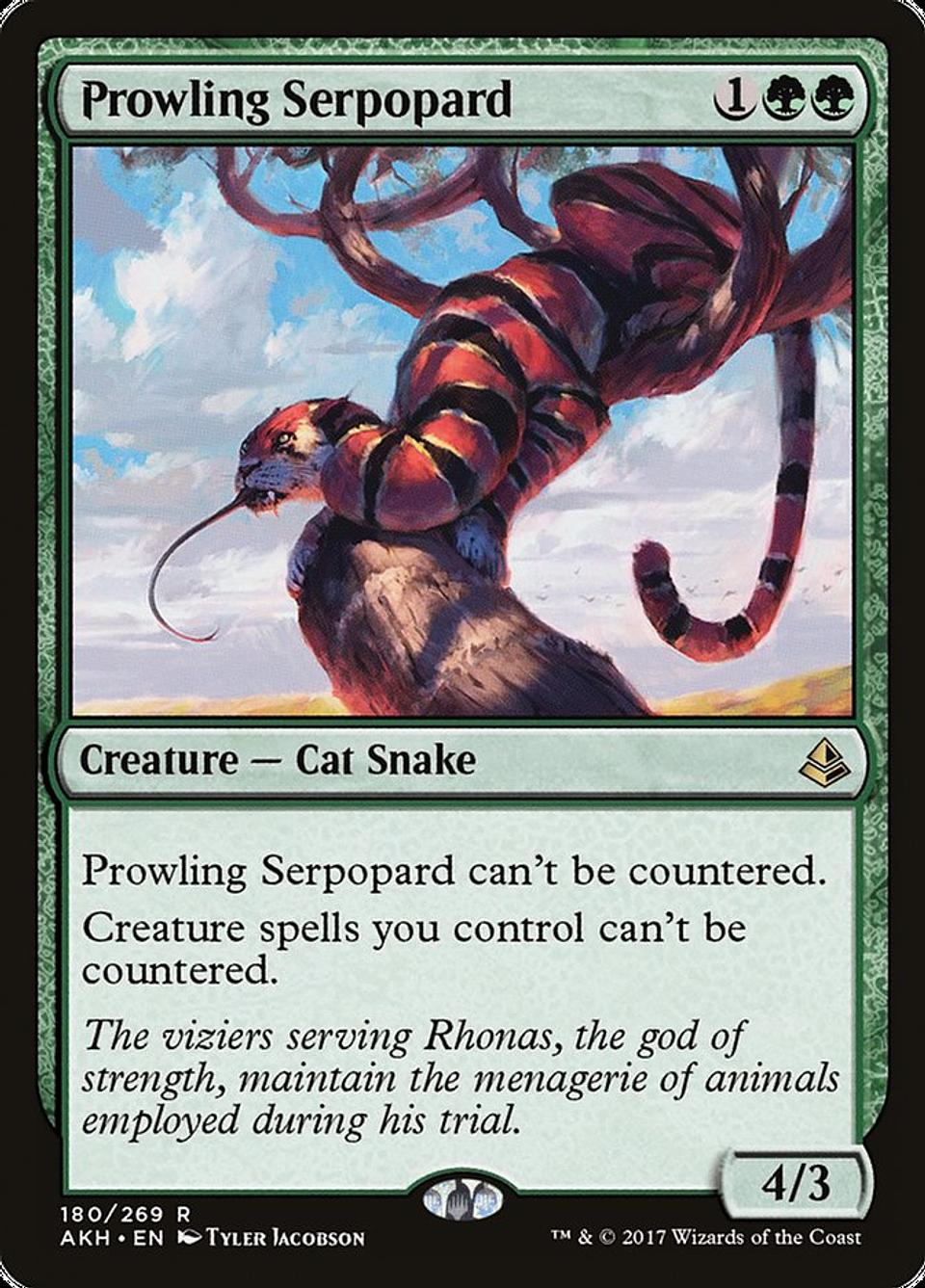 Prowling Serpopard | Inglés | NM | AKH 1