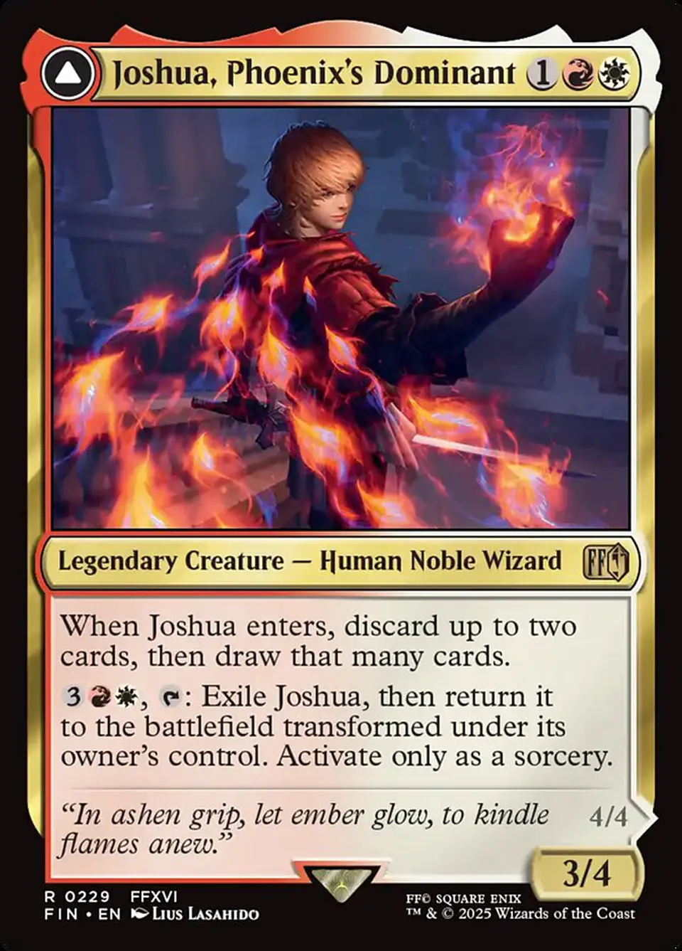 Joshua, Phoenix's Dominant // Phoenix, Warden of Fire (foil) | Inglés | NM | FIN 1