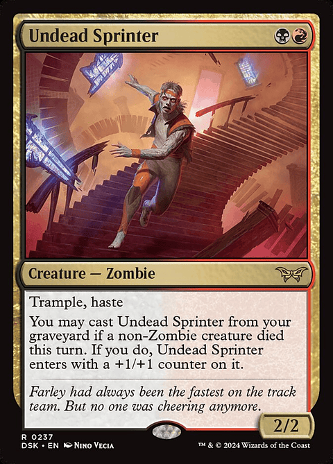 Undead Sprinter (foil) | Español | NM | DSK