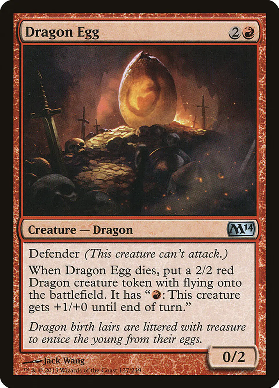 Dragon Egg (foil) | Inglés | EX | M14 1