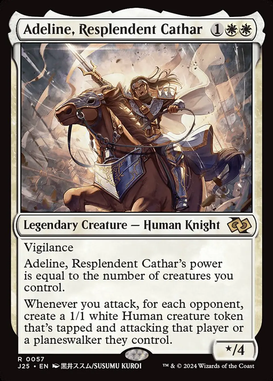 Adeline, Resplendent Cathar | Inglés | NM | J25 1