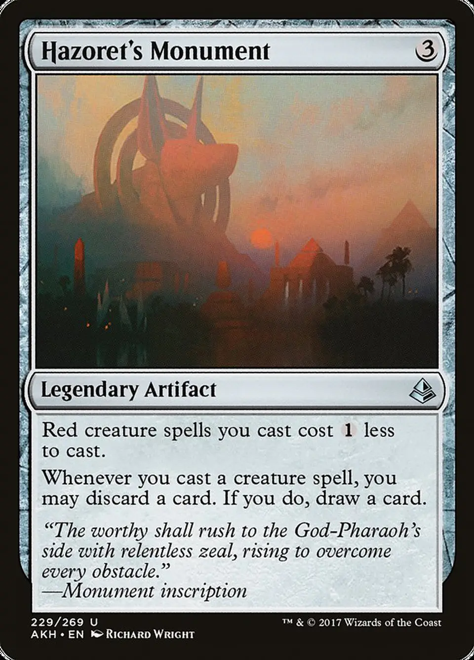 Hazoret's Monument | Español | NM | AKH 1