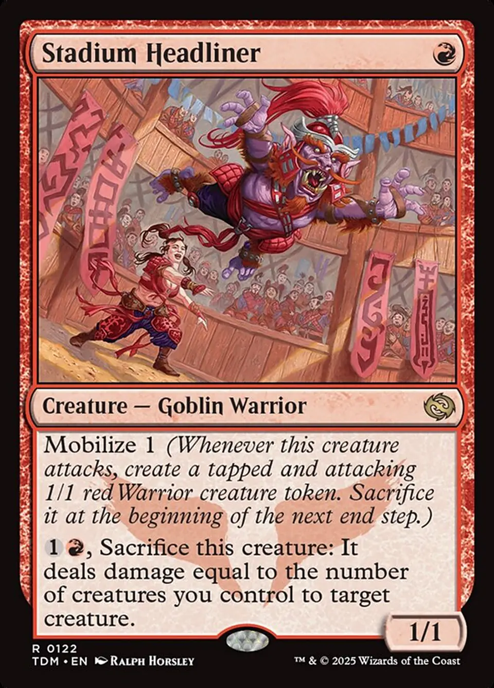 Stadium Headliner | Inglés | NM | TDM 1