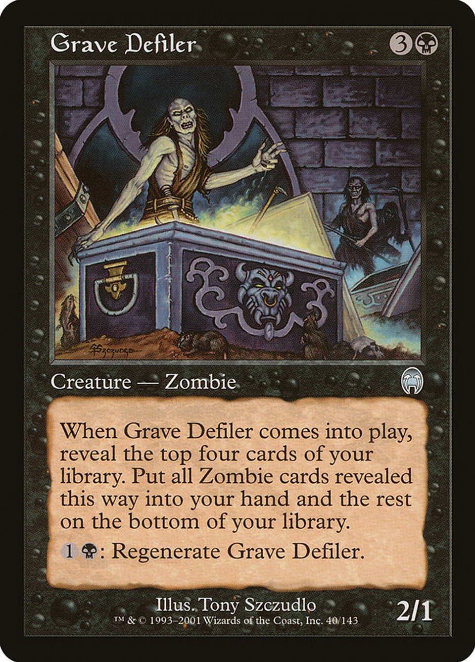 Grave Defiler (Retro Frame) | Español | EX | APC 1