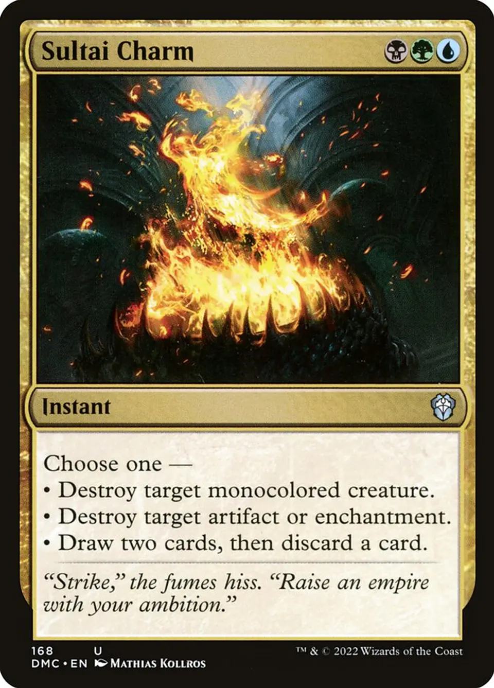 Sultai Charm | Inglés | NM | DMC 1