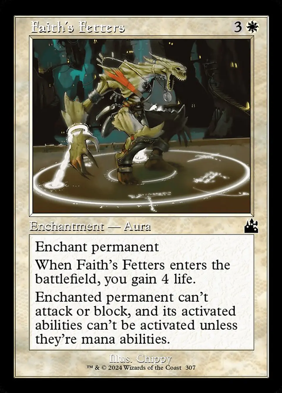 Faith's Fetters (Retro Frame foil) | Inglés | NM | RVR 1
