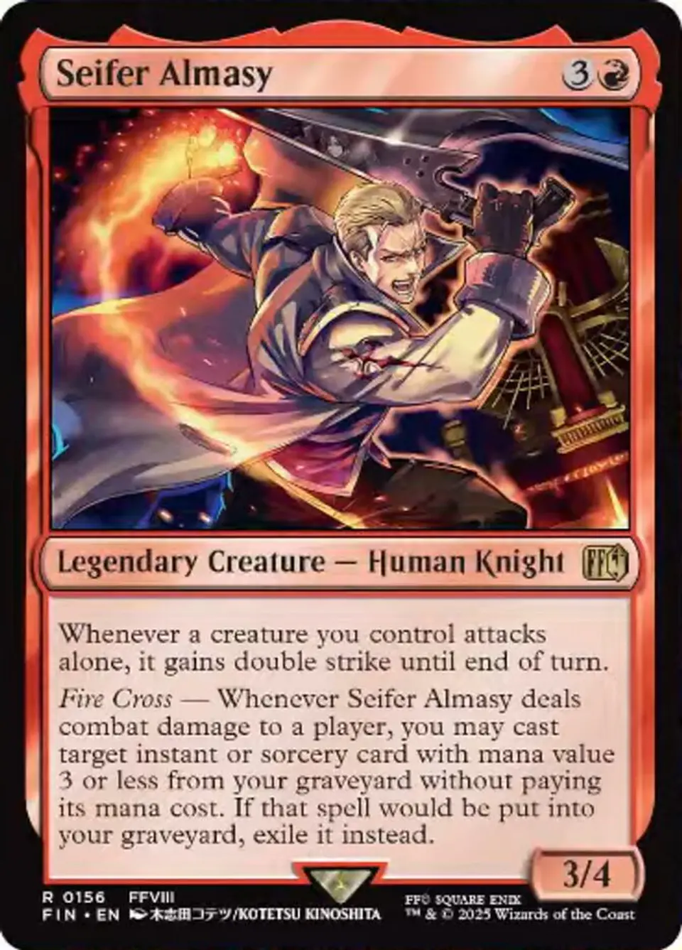 Seifer Almasy | Inglés | NM | FIN 1