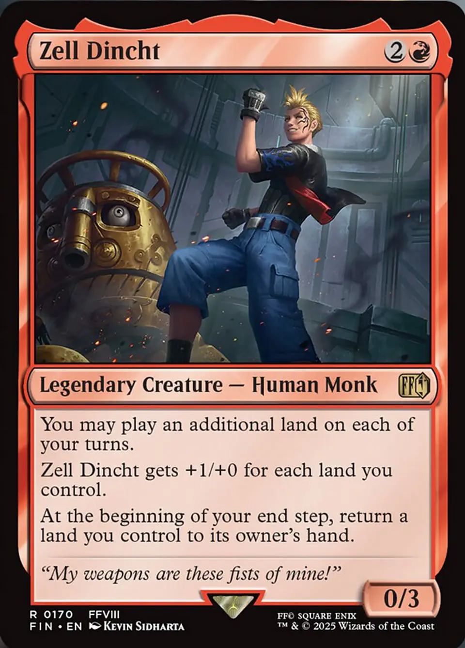 Zell Dincht | Inglés | NM | FIN 1