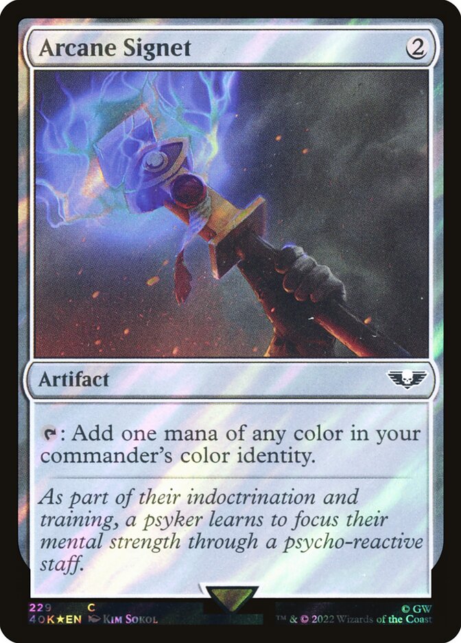 Arcane Signet (Surge foil) | Inglés | NM | 40K 1