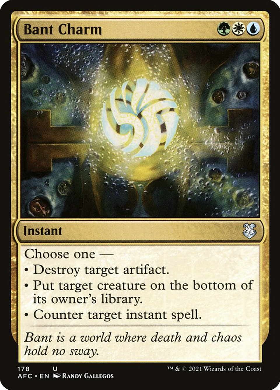 Bant Charm | Inglés | NM | AFC 1