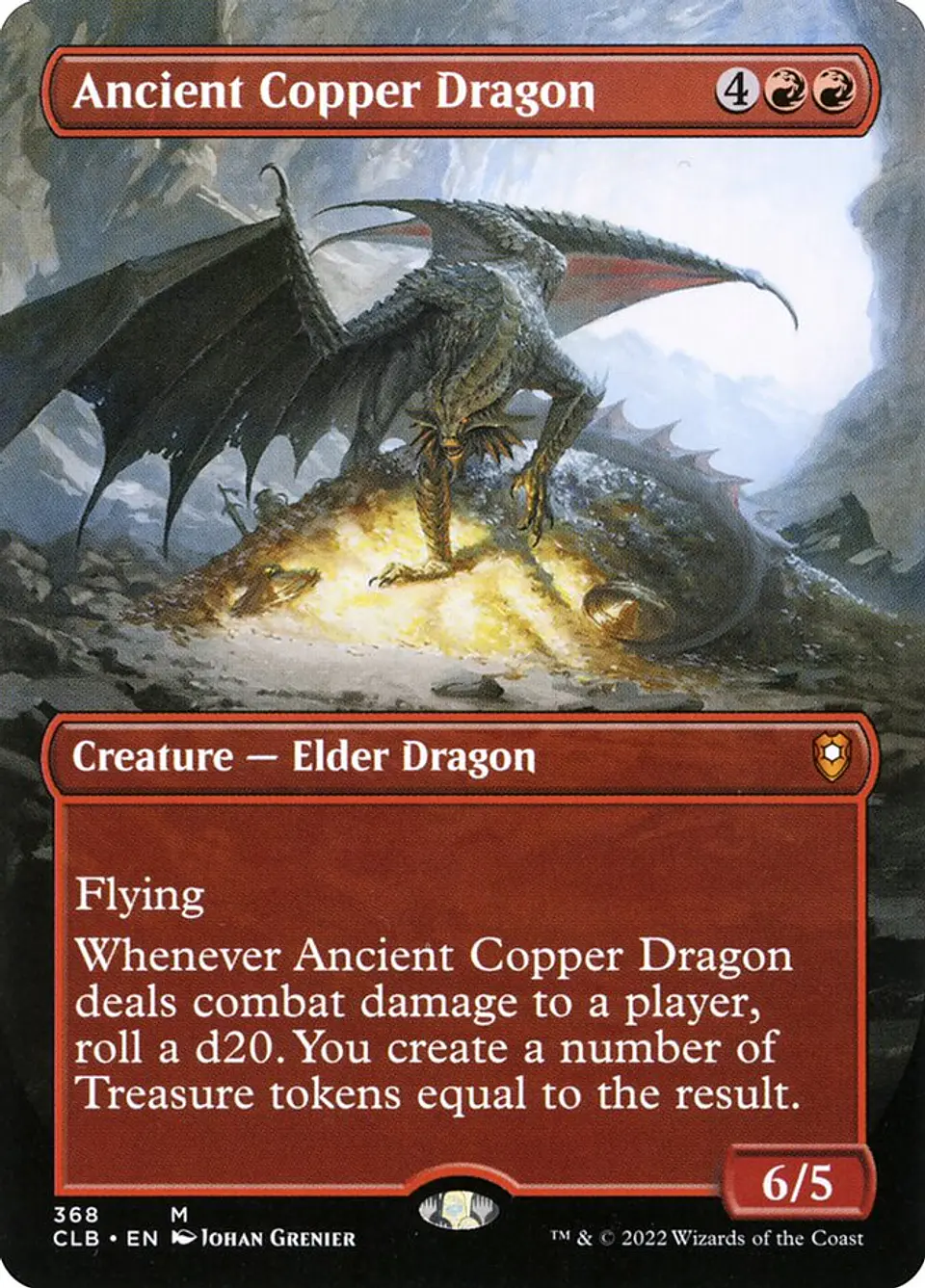 Ancient Copper Dragon (Borderless) | Inglés | NM | CLB 1