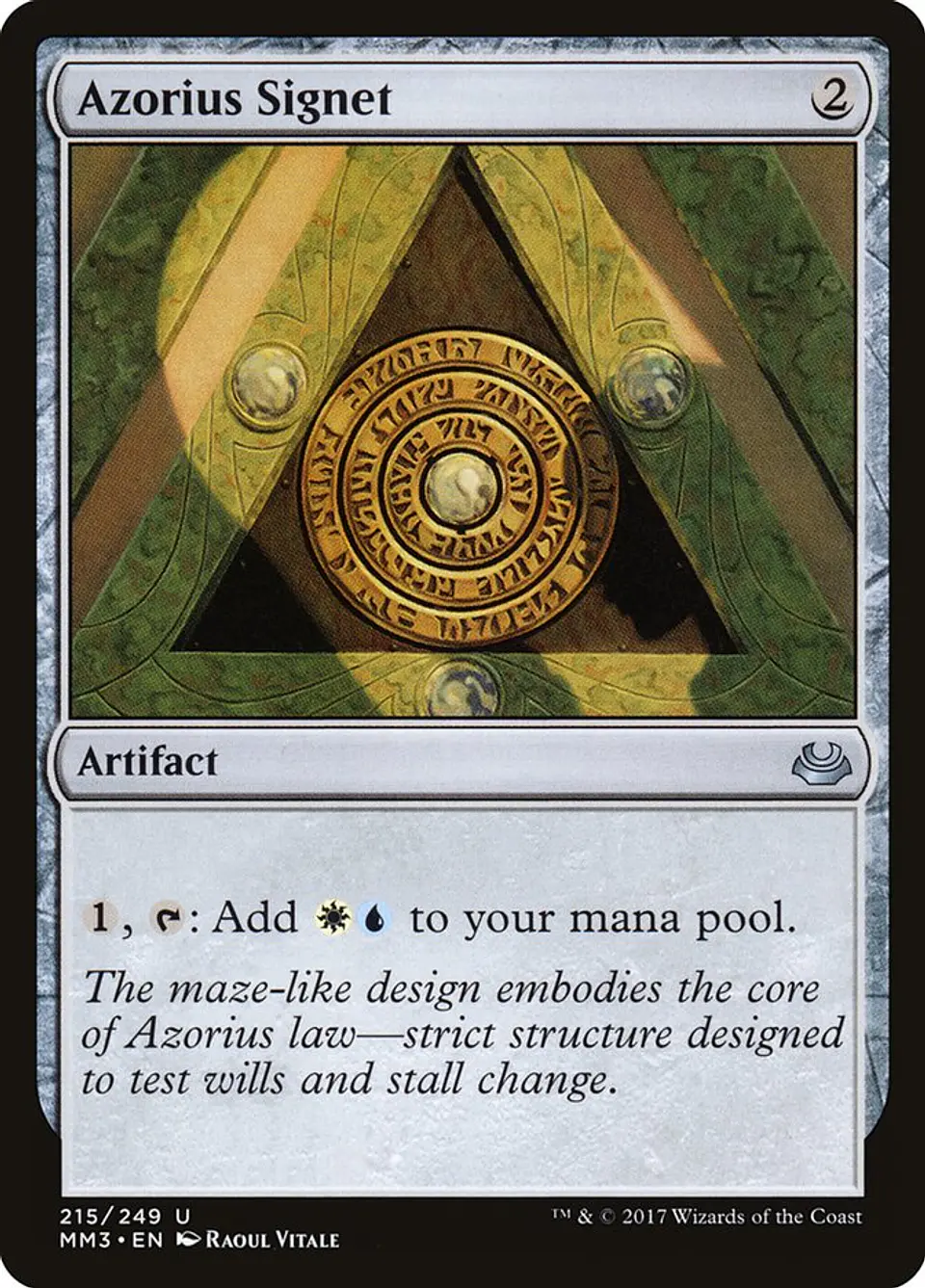 Azorius Signet | Inglés | EX | MM3 1
