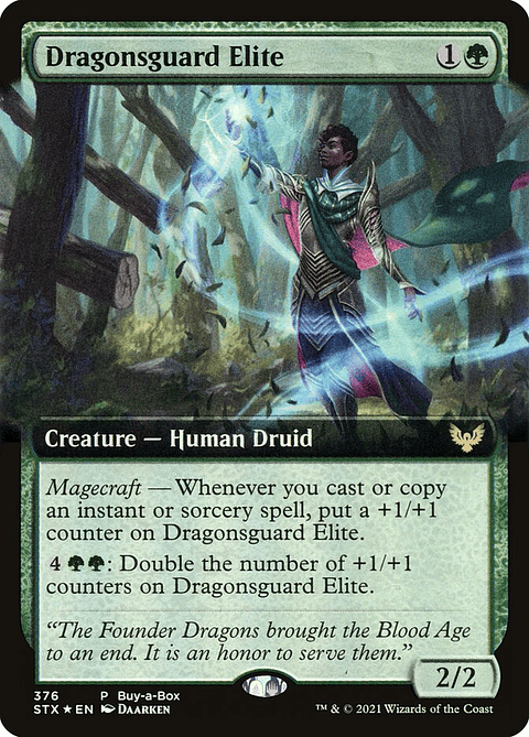 Dragonsguard Elite (Extended Art foil) | Español | NM | STX