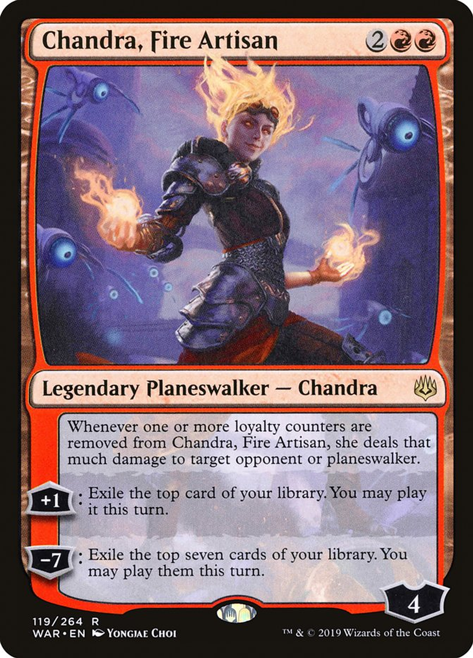 Chandra, Fire Artisan | Inglés | NM | WAR 1