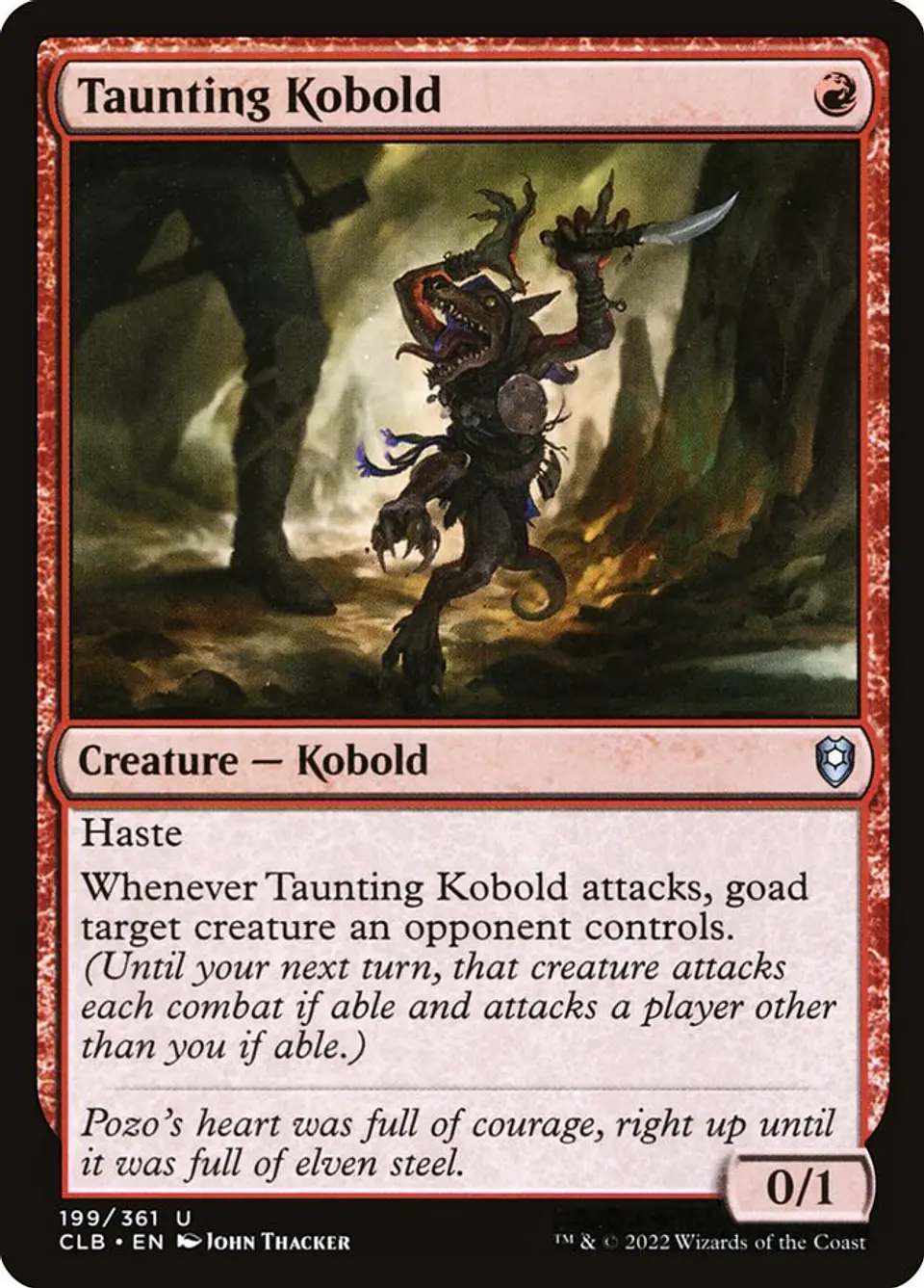 Taunting Kobold | Inglés | EX | CLB 1