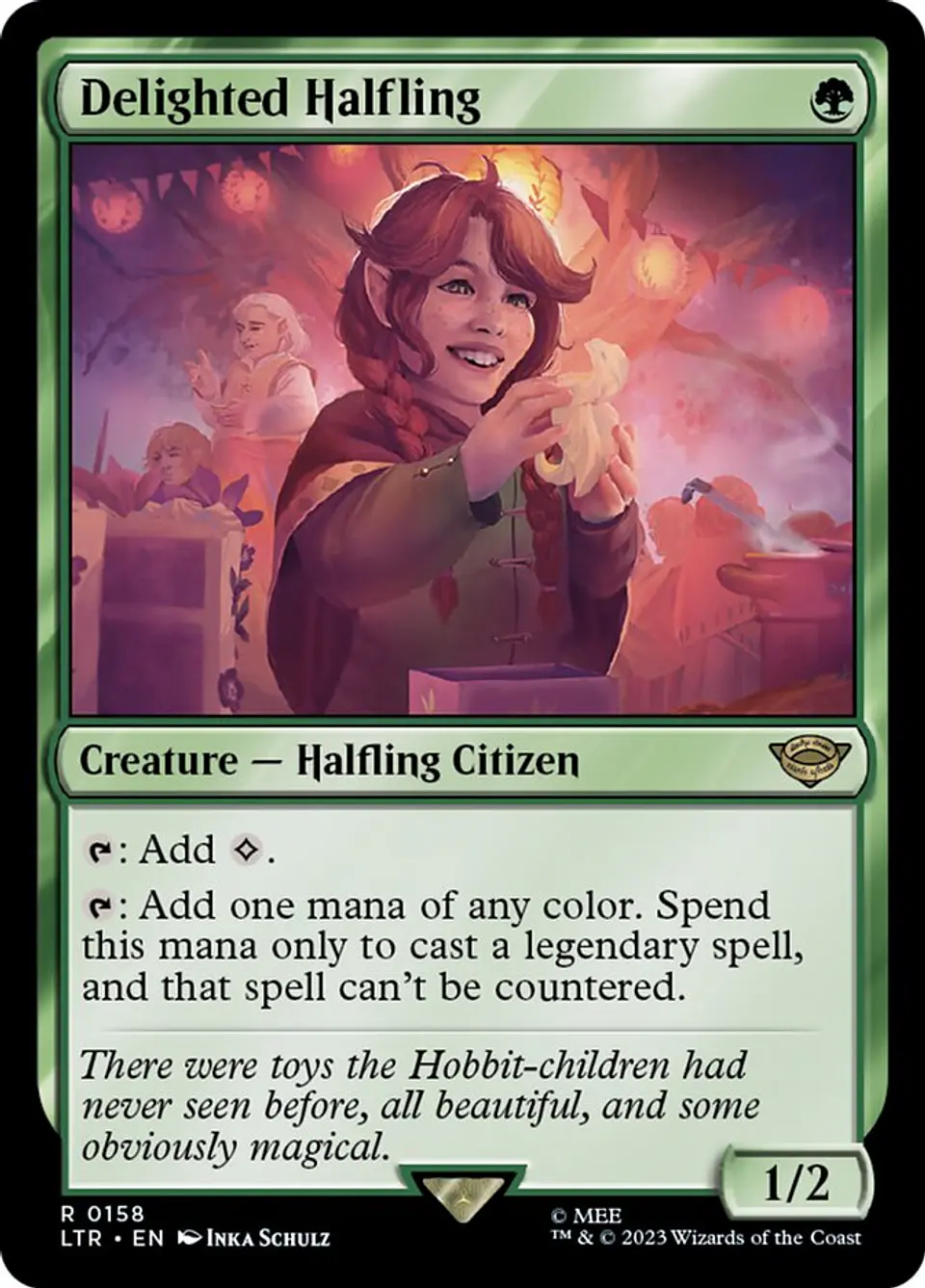 Delighted Halfling (foil) | Inglés | NM | LTR 1