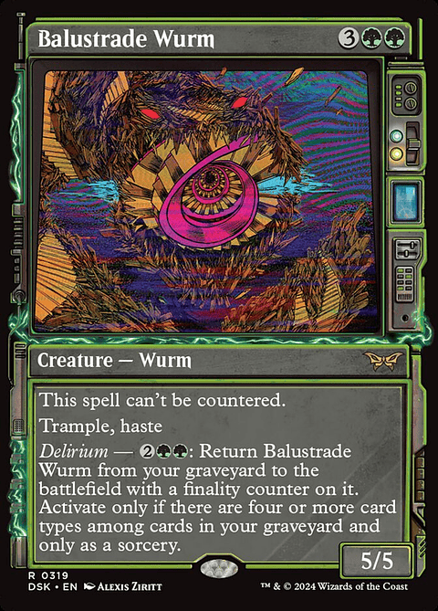 Balustrade Wurm (Showcase) | Inglés | NM | DSK