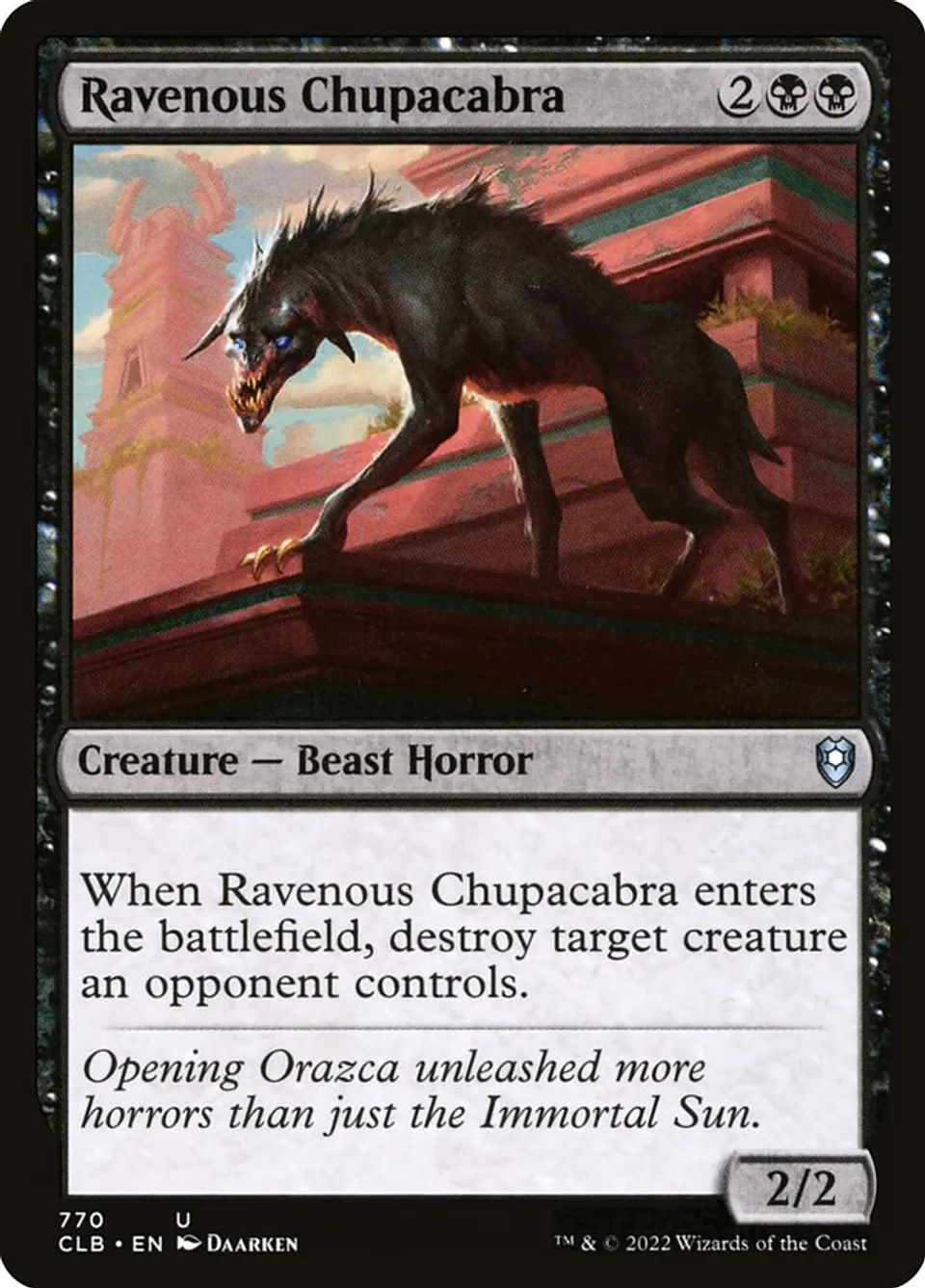 Ravenous Chupacabra | Inglés | NM | CLB 1