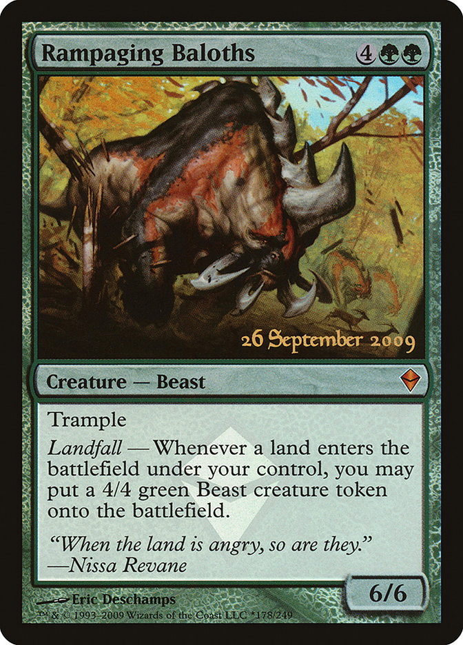 Rampaging Baloths (Launch foil) | Español | NM | PZEN 1