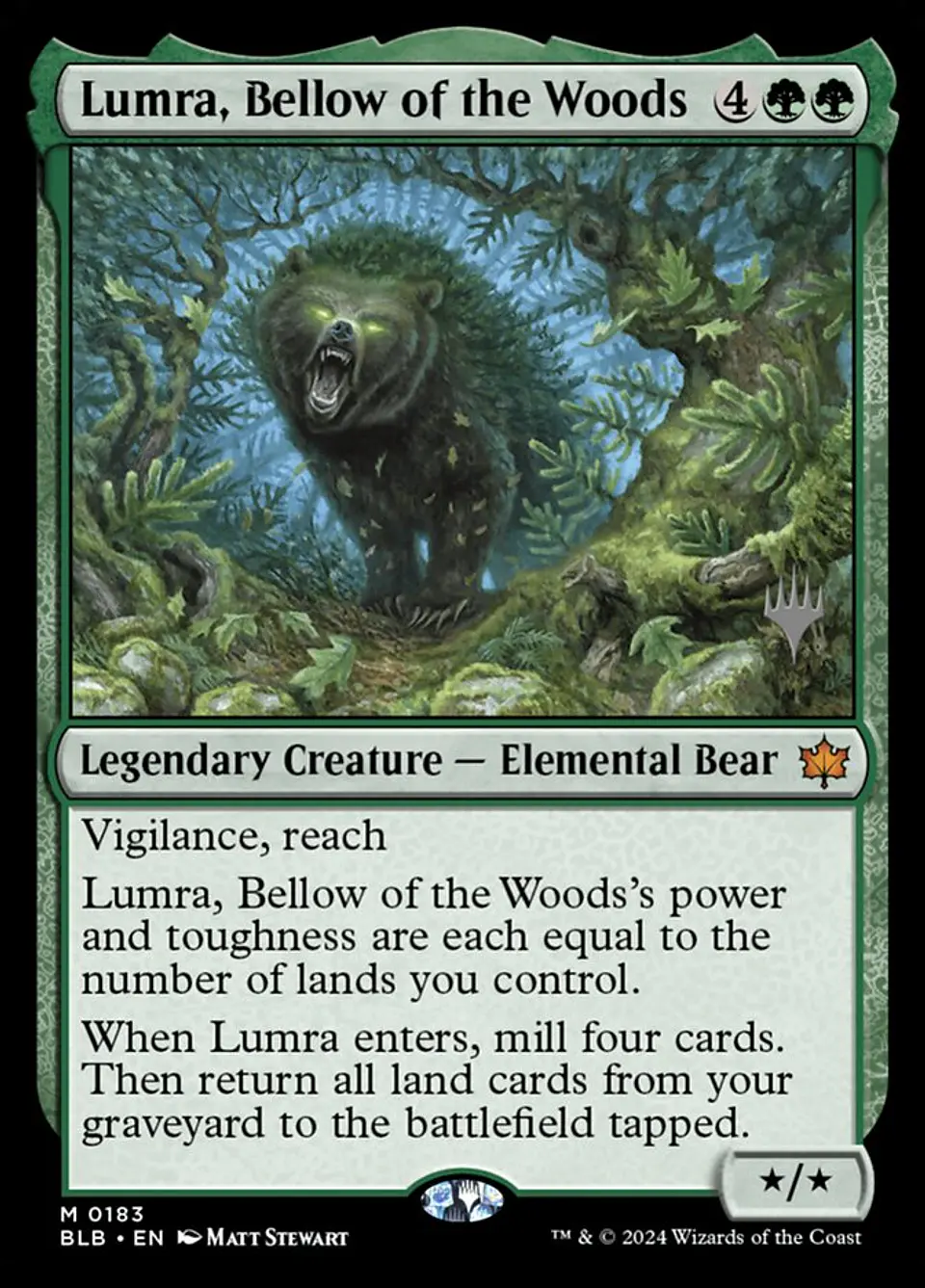 Lumra, Bellow of the Woods (foil) | Inglés | NM | PBLB 1