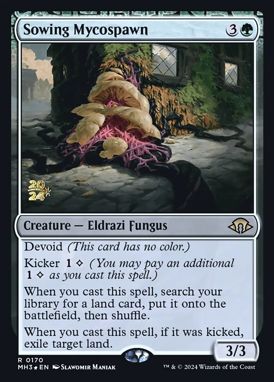 Sowing Mycospawn (Launch foil) | Inglés | NM | PMH3 1