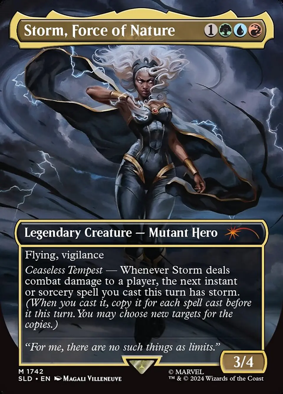Storm, Force of Nature (Borderless foil) | Inglés | NM | SLD 1