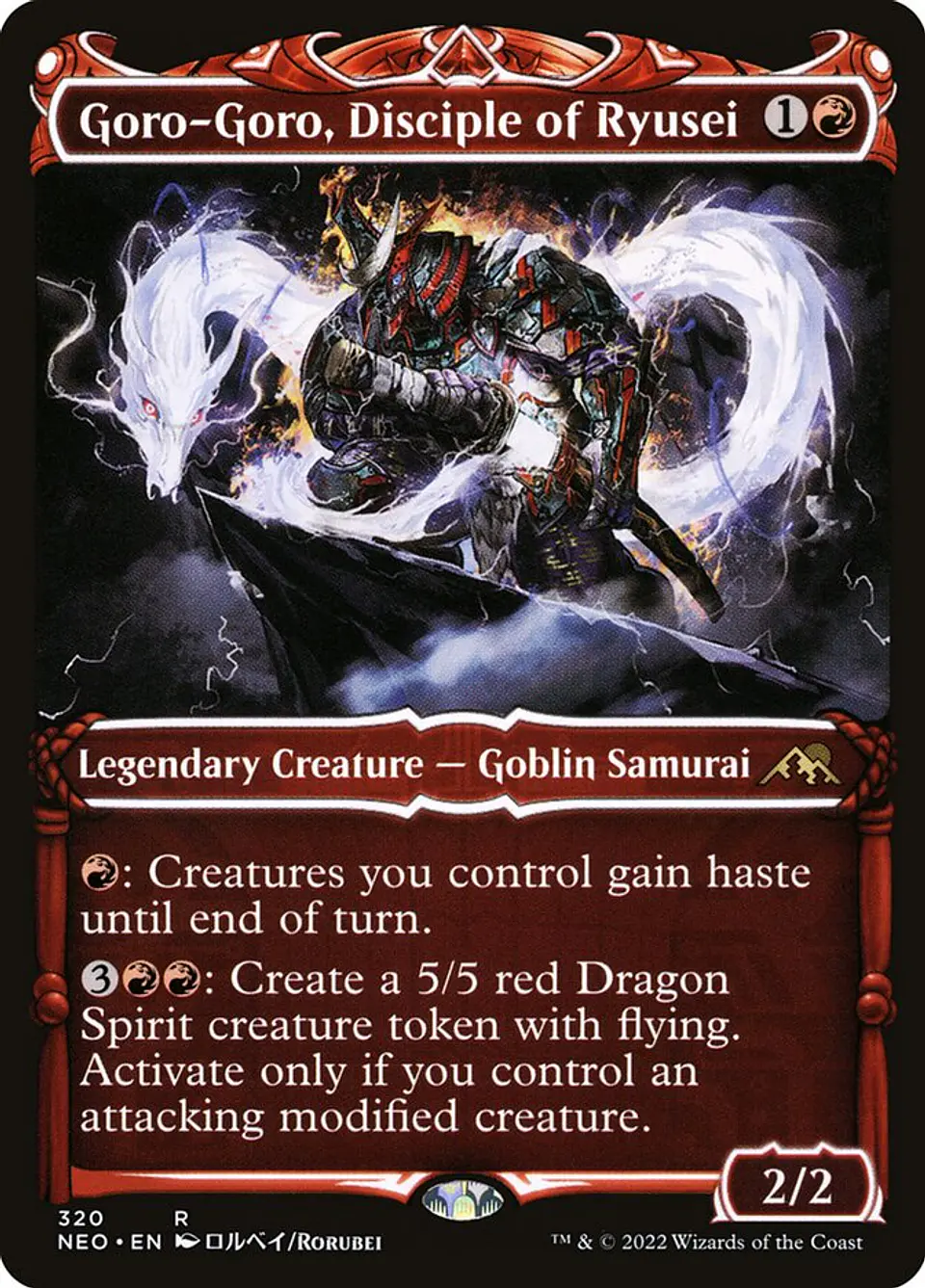 Goro-Goro, Disciple of Ryusei (Showcase foil) | Inglés | EX | NEO 1