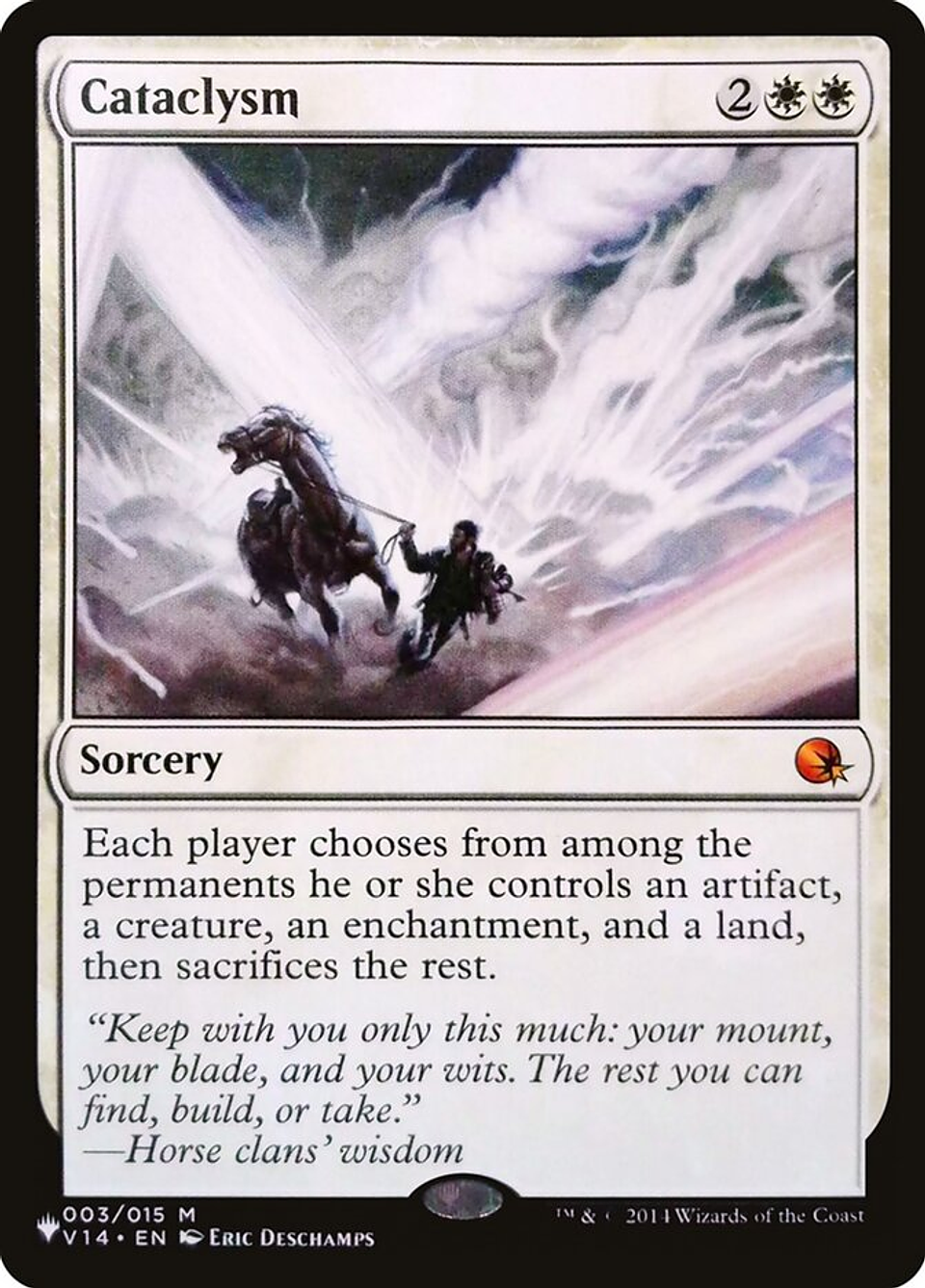 Cataclysm | Inglés | NM | PLST 1