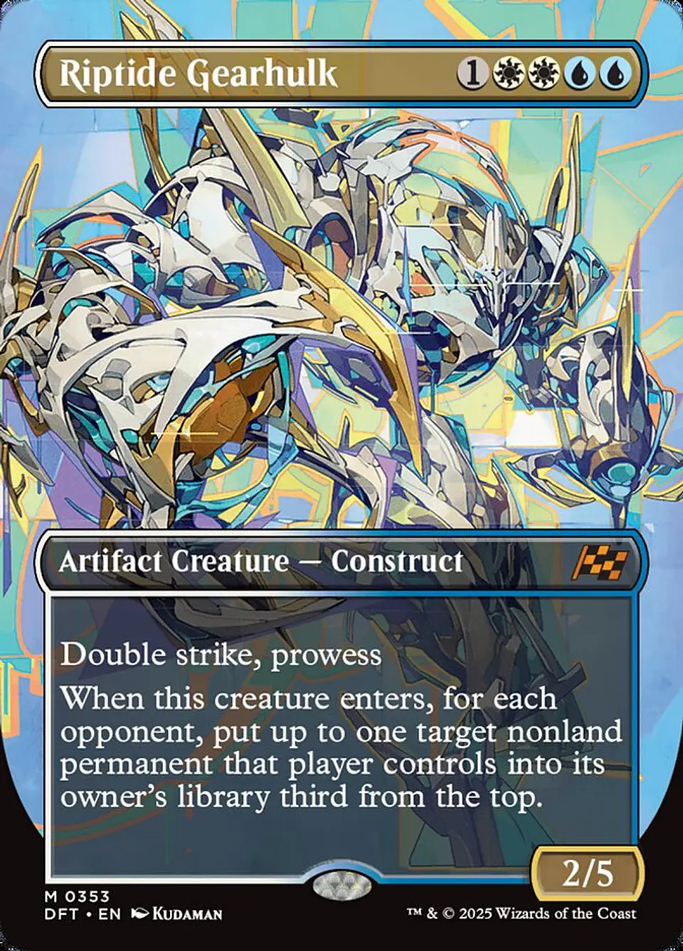 Riptide Gearhulk (Borderless) | Inglés | NM | DFT 1
