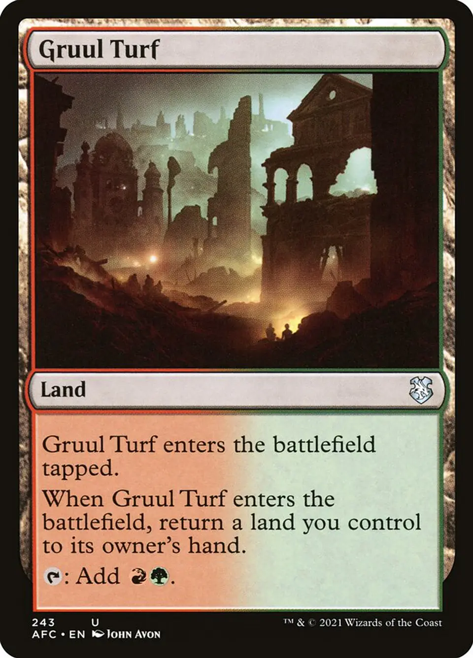 Gruul Turf | Español | NM | AFC 1