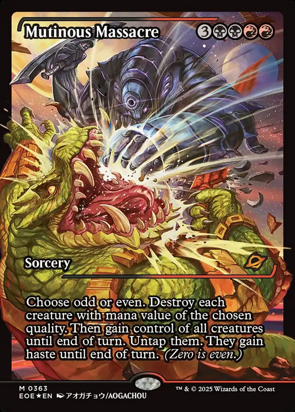 Mutinous Massacre (Showcase foil) | Japonés | NM | EOE 1