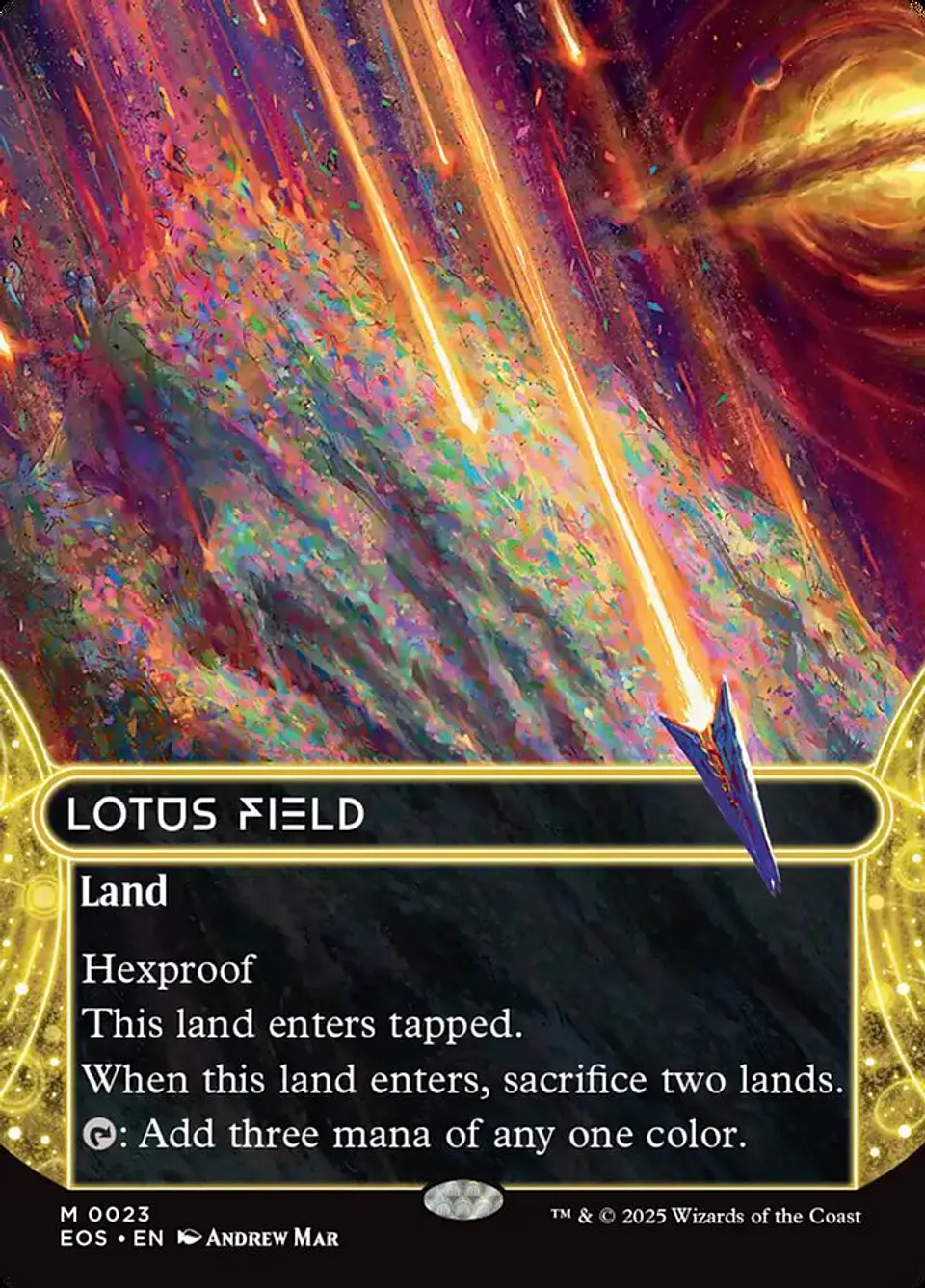 Lotus Field (foil) | Inglés | NM | EOS 1