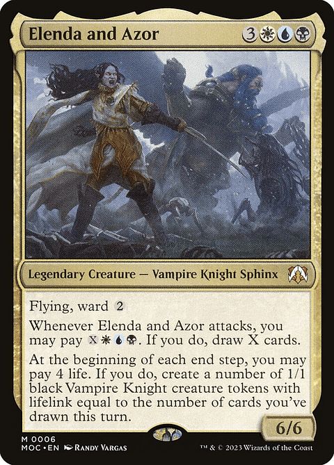 Elenda and Azor (foil) | Español | NM | MOC