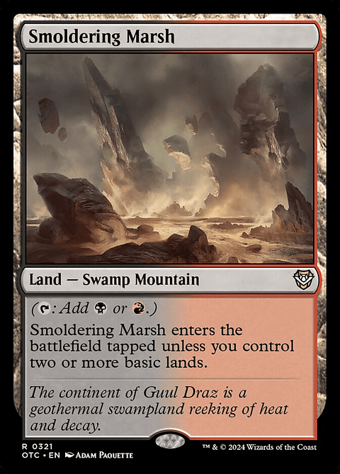 Smoldering Marsh | Inglés | EX | OTC