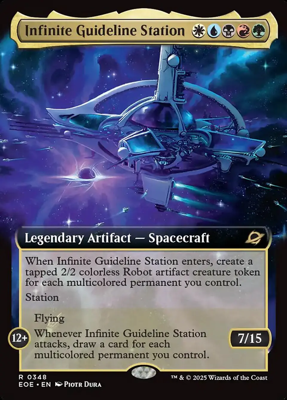 Infinite Guideline Station (Extended Art foil) | Inglés | NM | EOE 1