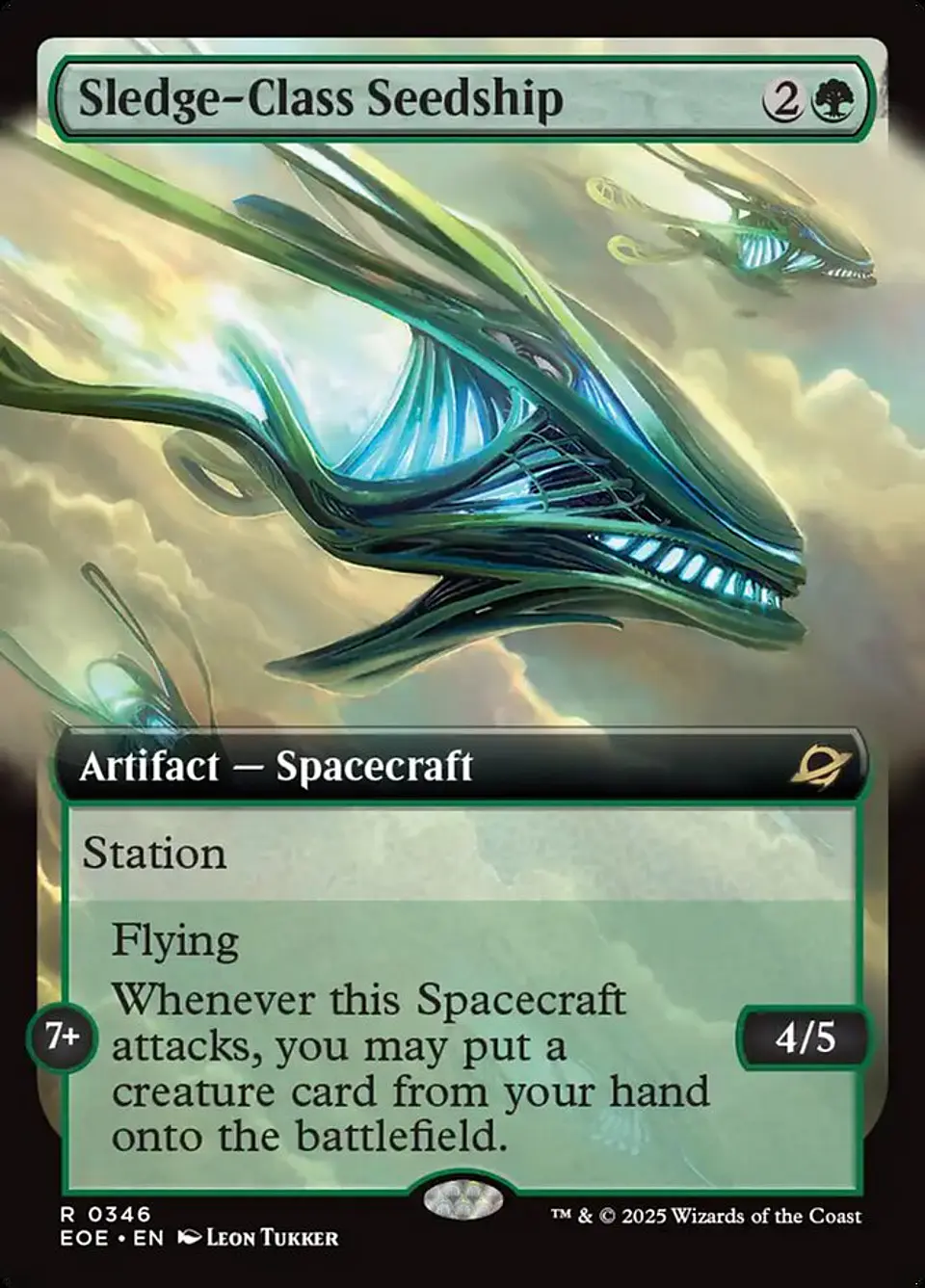 Sledge-Class Seedship (Extended Art foil) | Inglés | NM | EOE 1