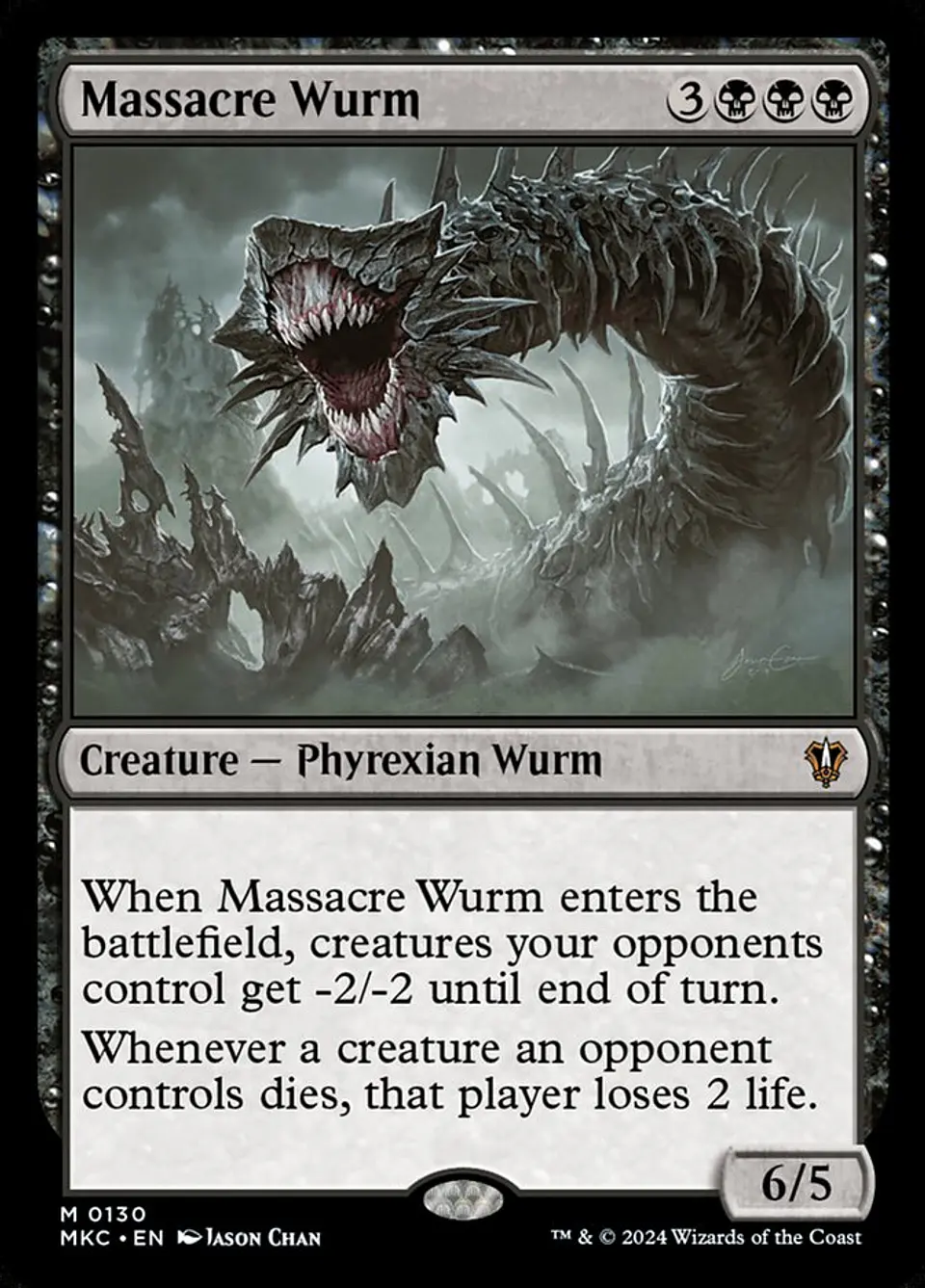 Massacre Wurm | Inglés | NM | MKC 1
