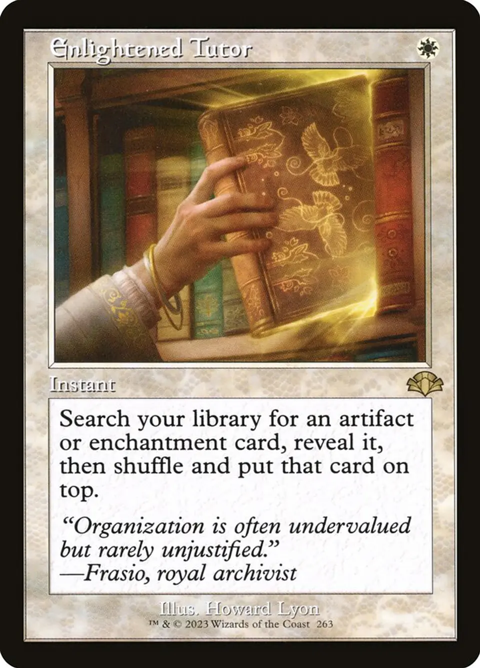 Enlightened Tutor (Retro Frame foil) | Inglés | NM | DMR 1
