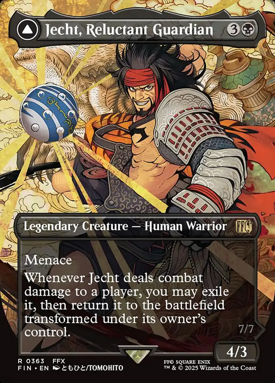 Jecht, Reluctant Guardian // Braska's Final Aeon (Borderless) | Inglés | NM | FIN 1