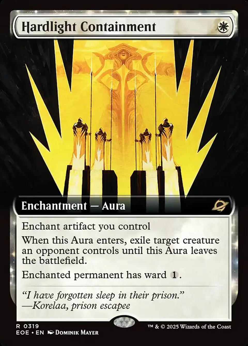 Hardlight Containment (Extended Art foil) | Inglés | NM | EOE 1