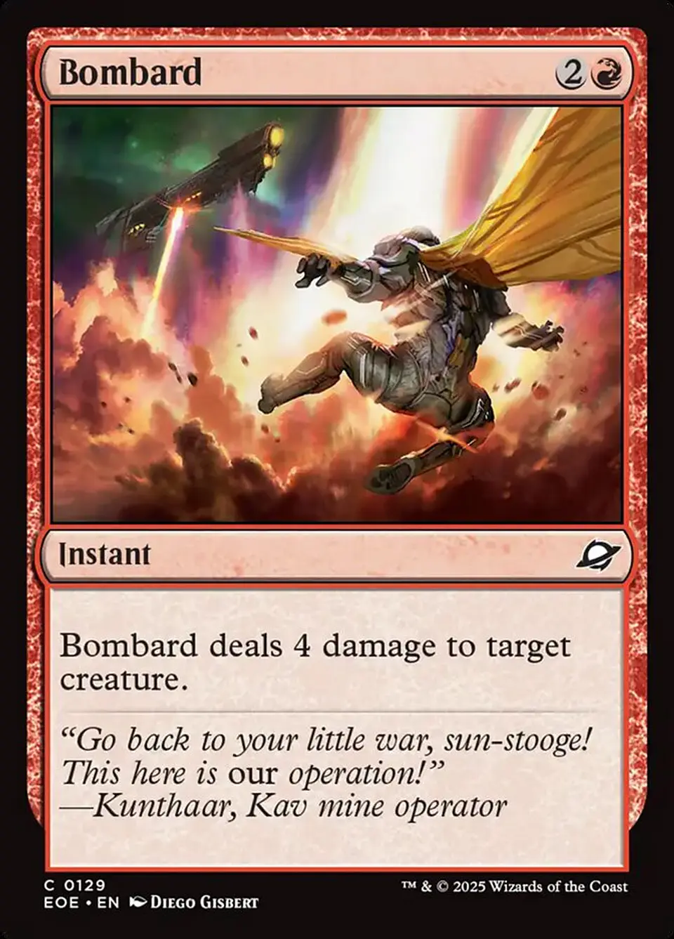 Bombard (foil) | Inglés | NM | EOE 1