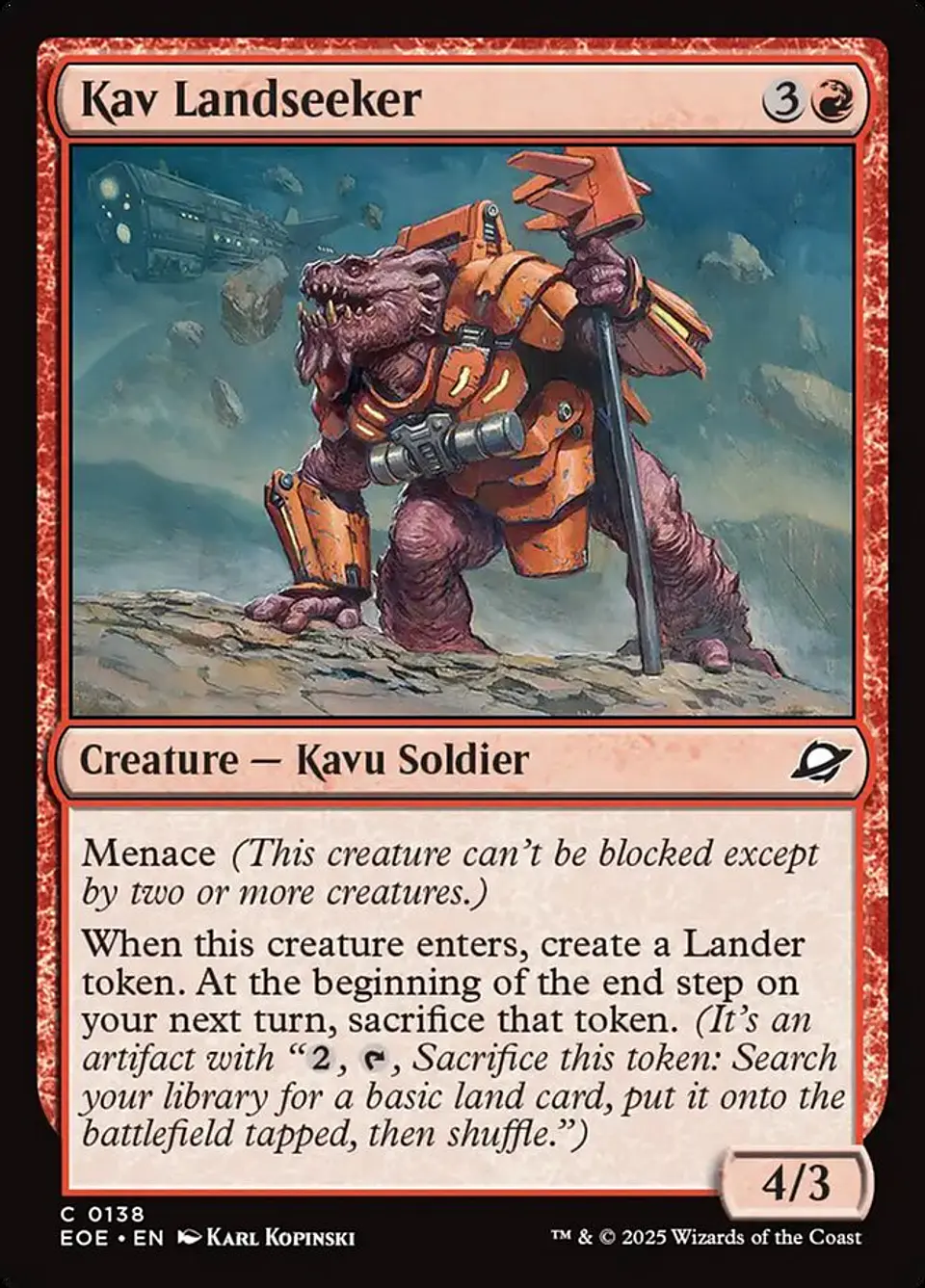Kav Landseeker (foil) | Inglés | NM | EOE 1