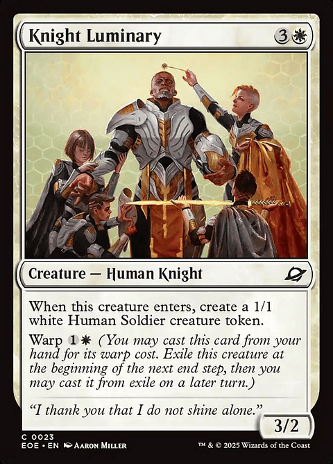 Knight Luminary (foil) | Inglés | NM | EOE