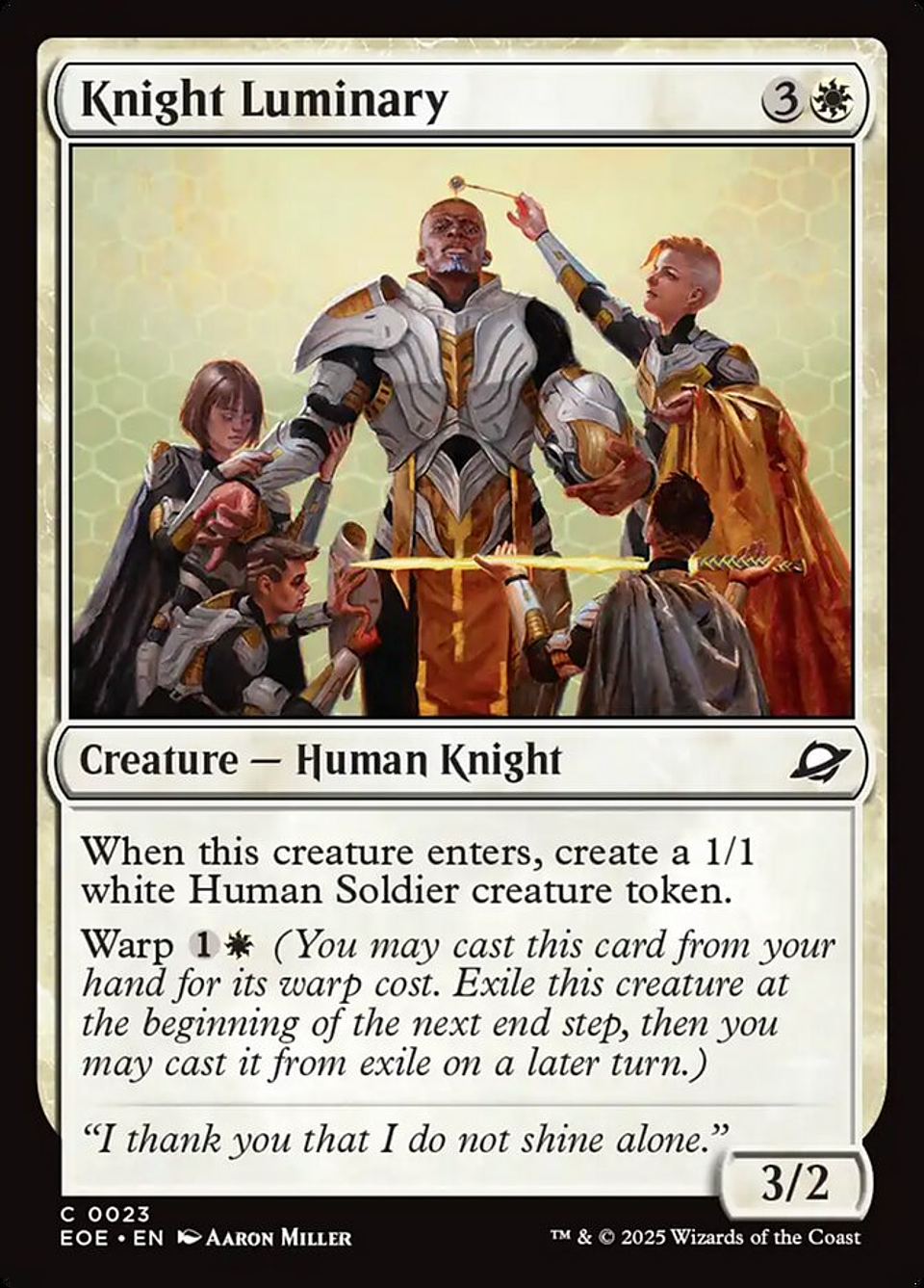 Knight Luminary (foil) | Inglés | NM | EOE 1